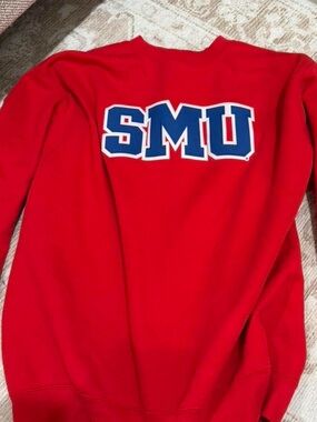 SMU crewneck red